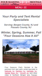 Mobile Screenshot of fourseasonspartyrentals.com